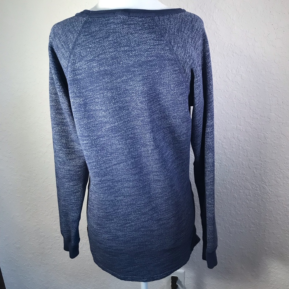 J Crew heather navy sweatshirt - Picture 5 of 8